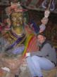 Volunteer vacation takes on decorative painting in Nepal monastery in 2013